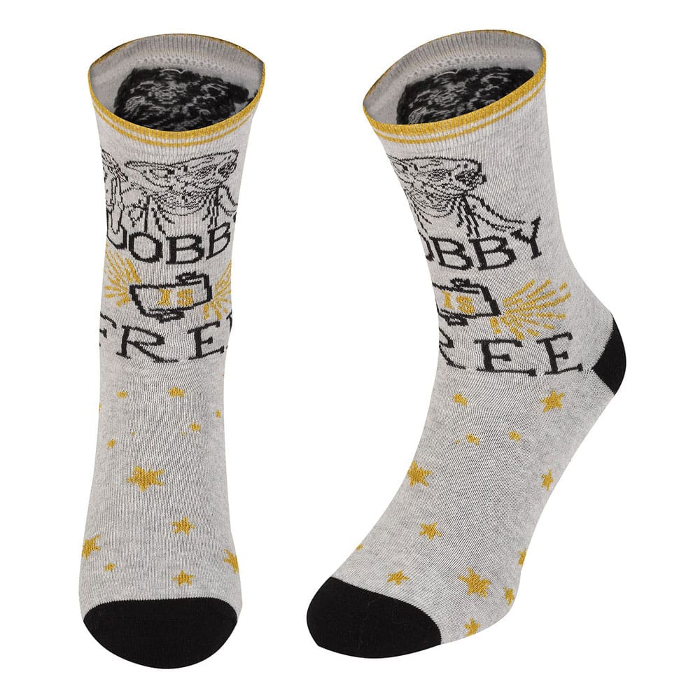Harry Potter Socks Dobby Is Free L-XL 5056688584696