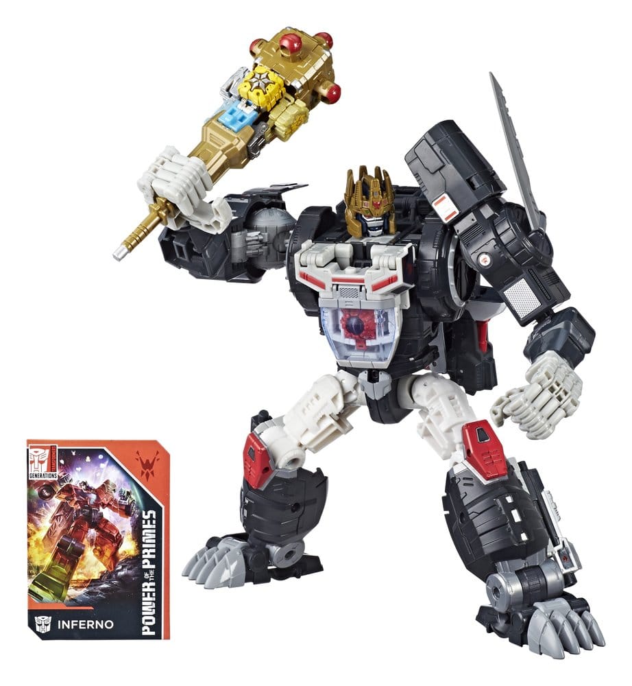 Transformers Generations Power of the Primes Leader Class Optimal Optimus Action Figure 23 cm 5010996449429