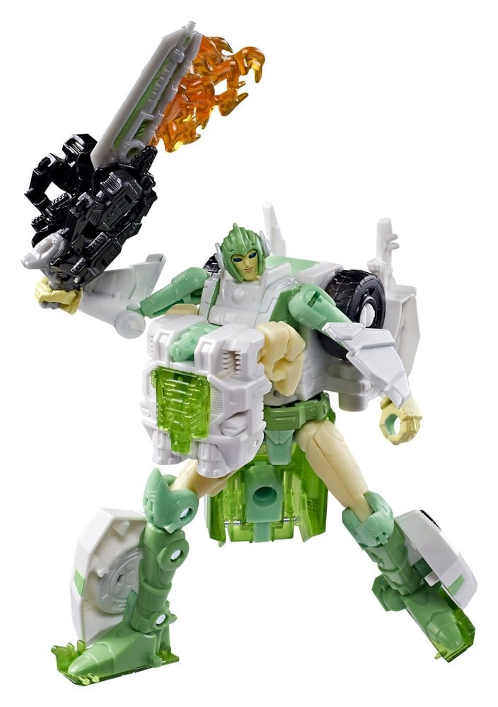 Transformers Generations War for Cybertron: Siege Deluxe Class Action Figure WFC-S15 Autobot Greenlight & Battle Masters Dazzlestrike 14 cm 5010996444400