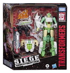 Transformers Generations War for Cybertron: Siege Deluxe Class Action Figure WFC-S15 Autobot Greenlight & Battle Masters Dazzlestrike 14 cm 5010996444400