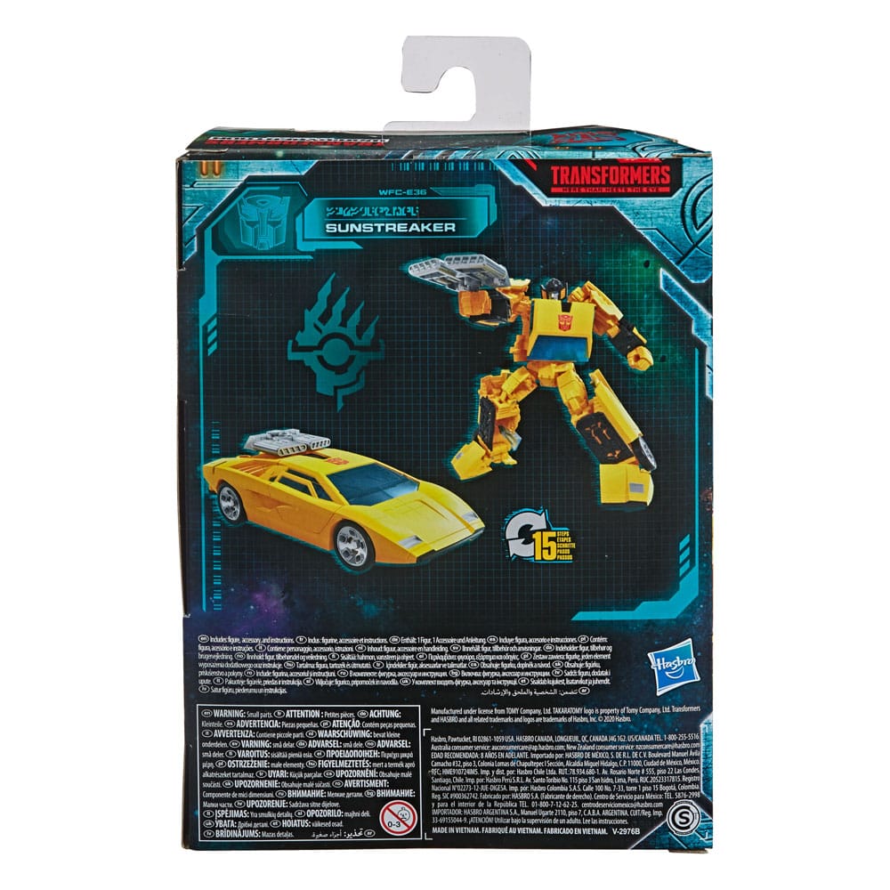 Transformers Generations War for Cybertron: Earthrise Deluxe Class Action Figure Sunstreaker 14 cm 5010993660087