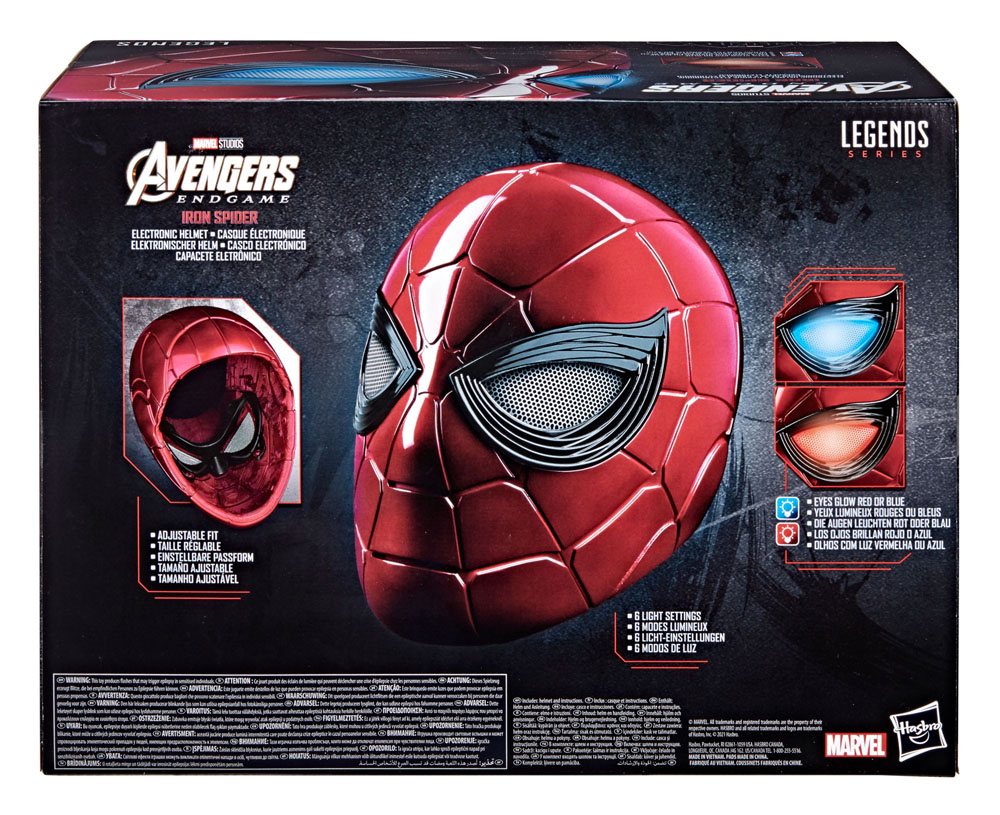 Avengers: Endgame Marvel Legends Series Electronic Helmet Iron Spider 5010993842070