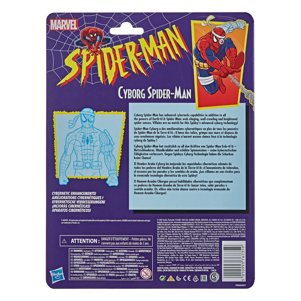 Spider-Man Marvel Retro Collection Action Figure Cyborg Spider-Man 15 cm 5010993767359