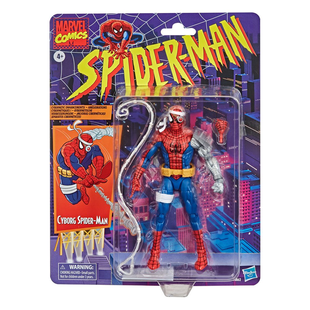 Spider-Man Marvel Retro Collection Action Figure Cyborg Spider-Man 15 cm 5010993767359
