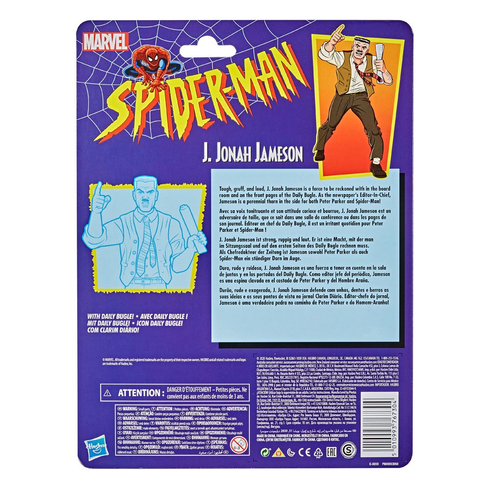 Spider-Man Marvel Retro Collection Action Figure J. Jonah Jameson 15 cm 5010993767304