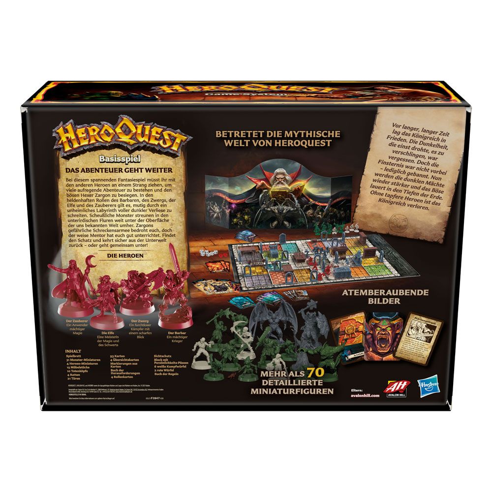HeroQuest Board Game Basisspiel german 5010993940431