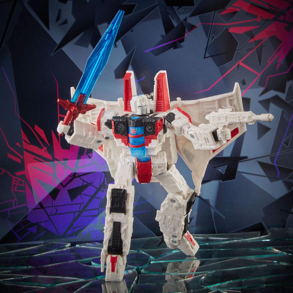 Transformers: Shattered Glass Voyager Class Action Figure Starscream 18 cm 5010993897384