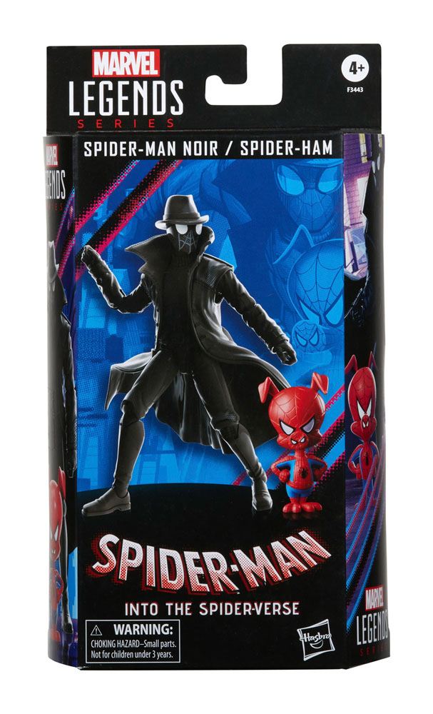 Spider-Man: Into the Spider-Verse Marvel Legends Action Figure 2-Pack 2022 Spider-Man Noir & Spider-Ham 15 cm 5010994153793