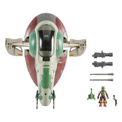 Star Wars Mission Fleet Fahrzeug Vehicle with Figure Firespray with Boba Fett 6 cm 5010994145743