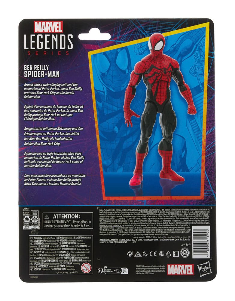 Spider-Man Marvel Legends Retro Collection Actionfigur Ben Reilly Spider-Man 15 cm 5010994181253