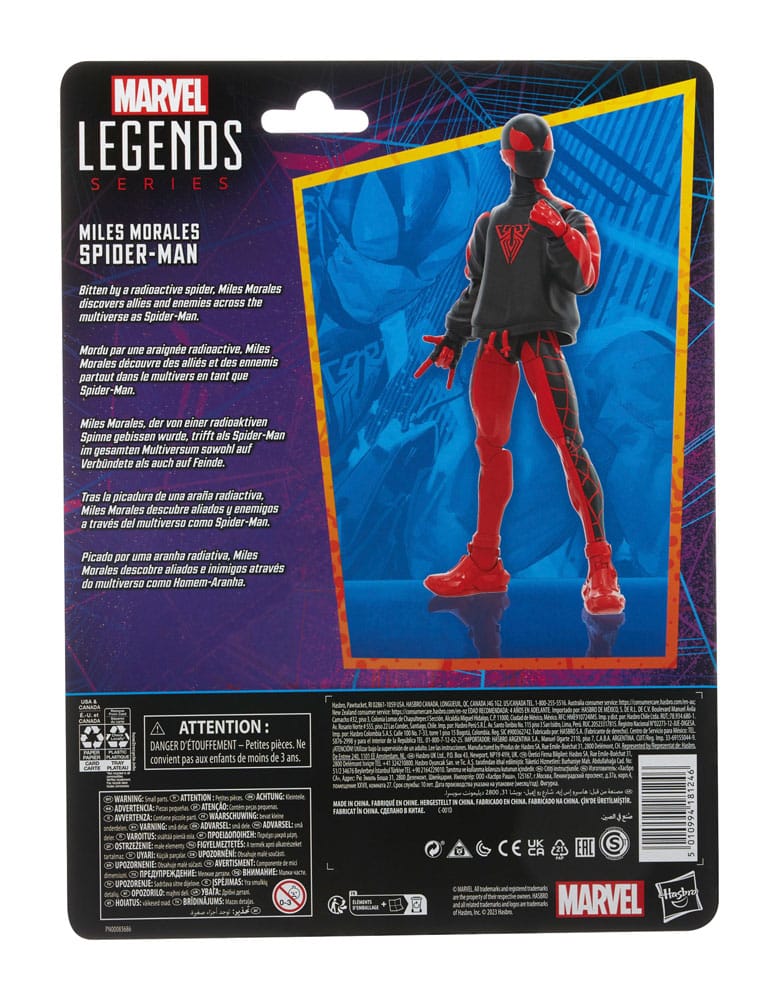 Spider-Man Marvel Legends Retro Collection Actionfigur Miles Morales Spider-Man 15 cm 5010994181246