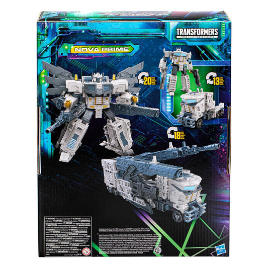 Transformers Generations Legacy Evolution Leader Class Action Figure Nova Prime 18 cm 5010996143297