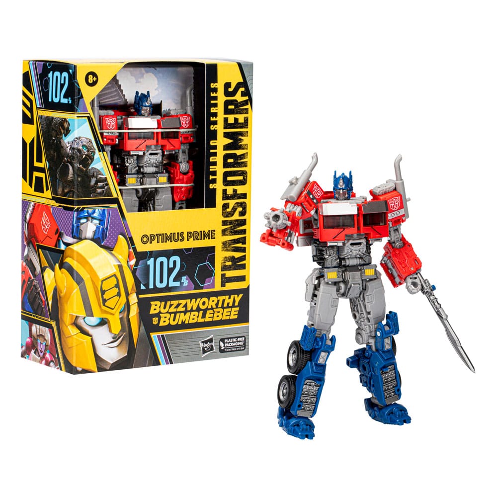 Transformers: Rise of the Beasts Buzzworthy Bumblebee Studio Series Action Figure 102BB Optimus Prime 16 cm 5010996141958