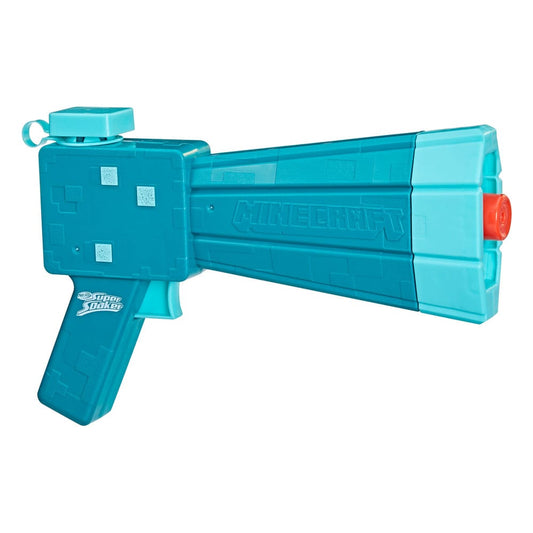 Minecraft NERF Super Soaker Glow Squid Water Blaster 5010994193492