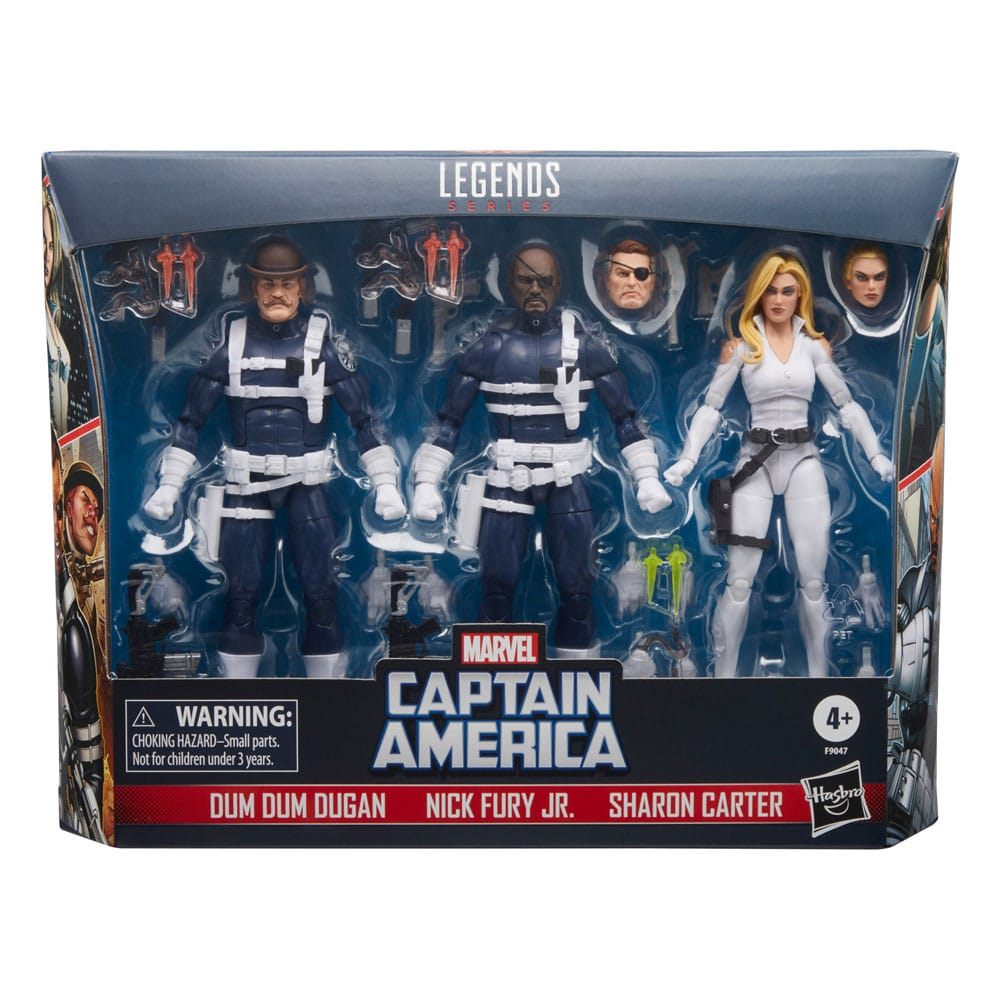 Captain America Marvel Legends Action Figure 3-Pack S.H.I.E.L.D. 15 cm 5010996222534