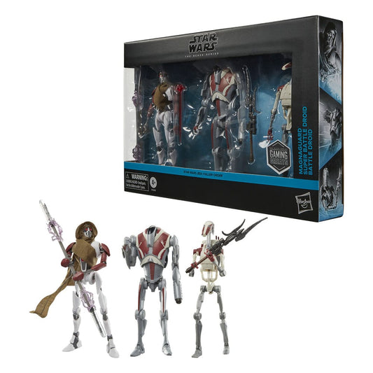 Star Wars Jedi: Survivor Black Series Action Figure 3-Pack Magna Guard, Super Battle Droid & Battle Droid 5010996207586