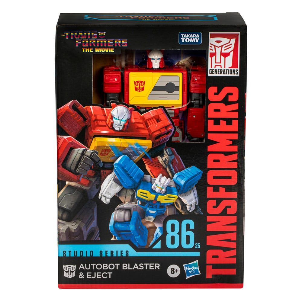 The Transformers: The Movie Generations Studio Series Voyager Class Action Figure Autobot Blaster & Eject 16 cm 5010996211859