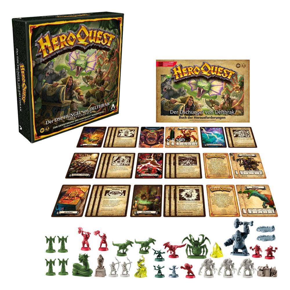 HeroQuest Board Game Expansion Der Dschungel von Delthrak Quest Pack *German Version* 5010996285911