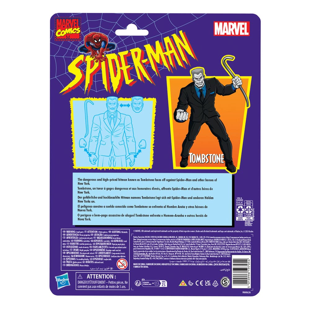 Spider-Man Comics Marvel Legends Action Figure Tombstone 15 cm 5010996197054