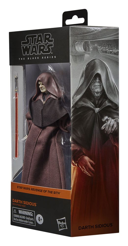 Star Wars Episode III Black Series Action Figure Darth Sidious 15 cm 5010996233554