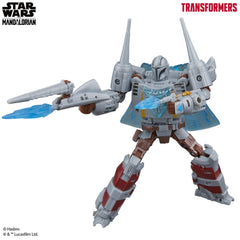 Star Wars x Transformers Action Figure The Mandalorian / N-1 Starfighter 19 cm 5010996257277