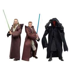 Star Wars Episode I Black Series Action Figure 3-Pack Qui-Gon Jinn, Darth Maul, Obi-Wan Kenobi 15 cm 5010996225788