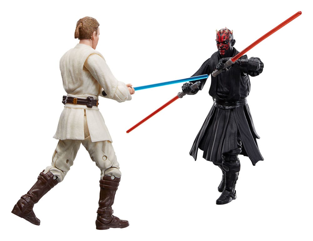 Star Wars Episode I Black Series Action Figure 3-Pack Qui-Gon Jinn, Darth Maul, Obi-Wan Kenobi 15 cm 5010996225788