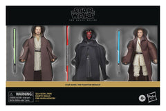 Star Wars Episode I Black Series Action Figure 3-Pack Qui-Gon Jinn, Darth Maul, Obi-Wan Kenobi 15 cm 5010996225788