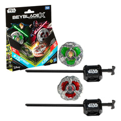 Beyblade X and Star Wars Collab Luke Skywalker 4-80B vs. Darth Vader 4-60B 5010996257147