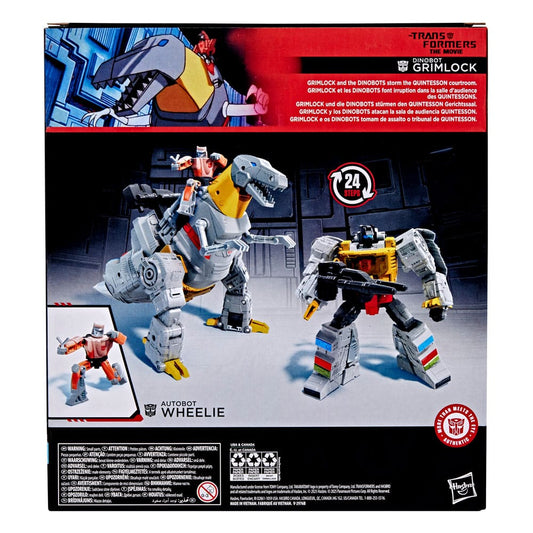 The Transformers: The Movie Studio Series Leader Class Action Figure Dinobot Grimlock & Autobot Wheelie 22 cm 5010996319869