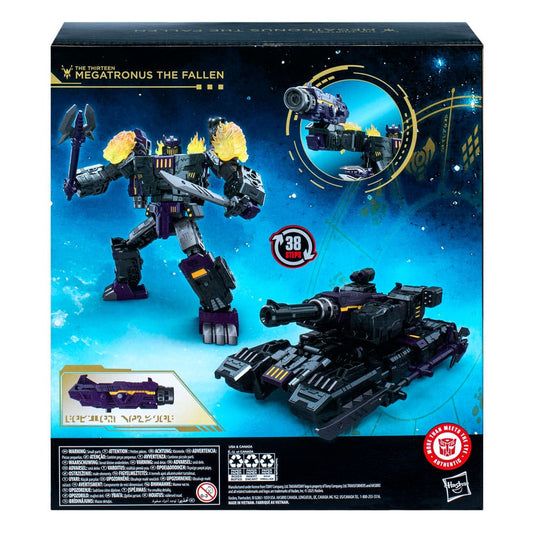 Transformers Age of the Primes Leader Class Action Figure The Thirteen Megatronus the Fallen 19 cm 5010996299499