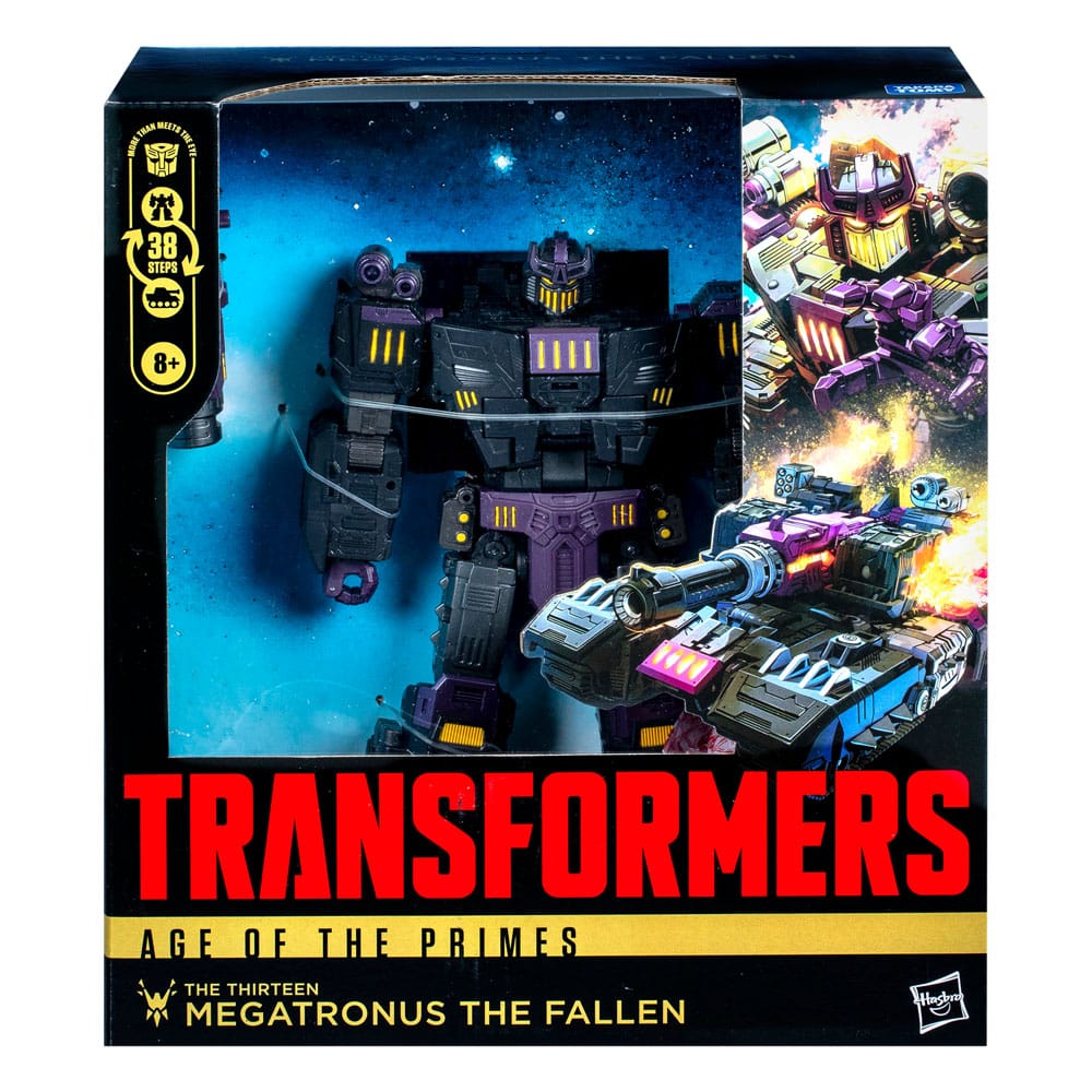 Transformers Age of the Primes Leader Class Action Figure The Thirteen Megatronus the Fallen 19 cm 5010996299499
