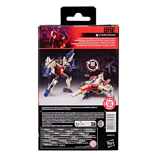 Transformers One Studio Series Deluxe Class Action Figure Starscream 11 cm 5010996323460