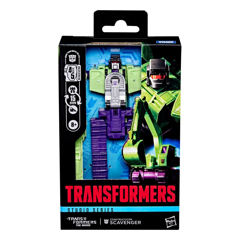 The Transformers: The Movie Studio Series Deluxe Class Action Figure Constructicon Scavenger 11 cm 5010996323439