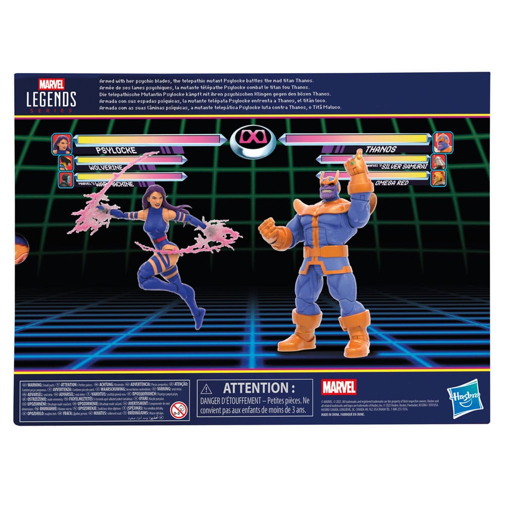 Marvel Legends Gamerverse Action Figure 2-Pack Psylocke vs. Thanos 15 cm 5010996313201
