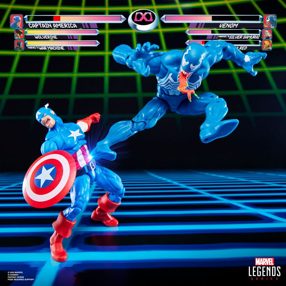 Marvel Legends Gamerverse Action Figure 2-Pack Captain America vs. Venom 15 cm 5010996320476