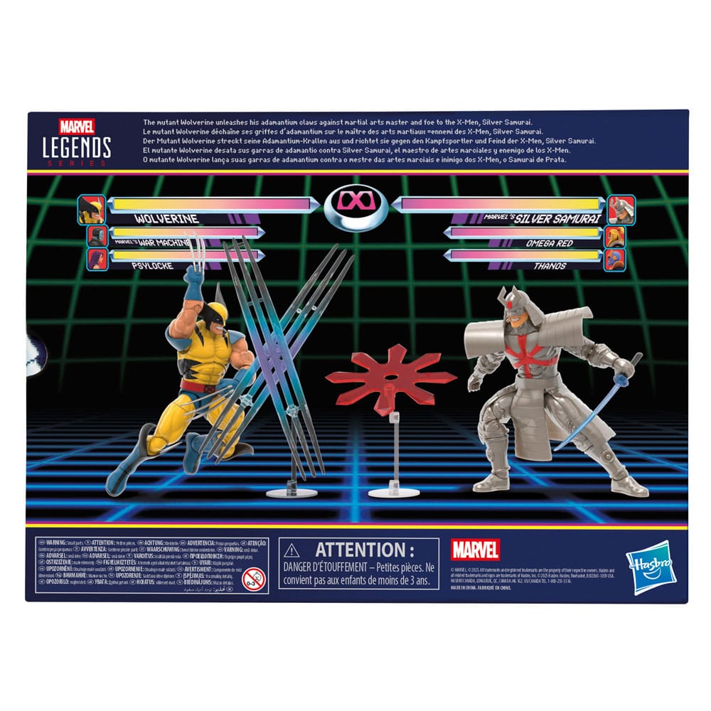 Marvel Legends Gamerverse Action Figure 2-Pack Wolverine vs. Silver Samurai 15 cm 5010996320490