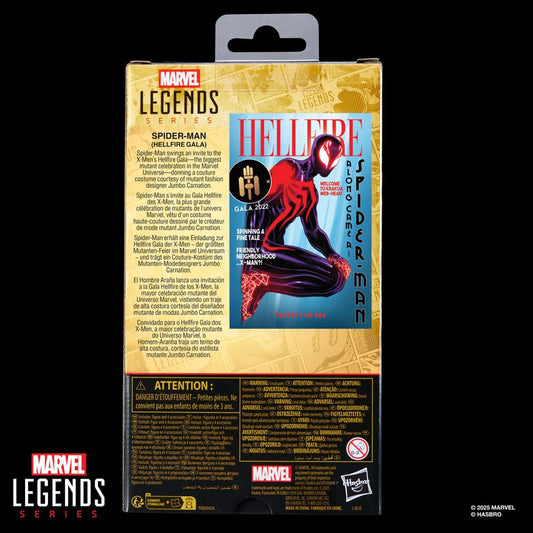 The Amazing Spider-Man Marvel Legends Action Figure Spider-Man Hellfire Gala 15 cm 5010996322951