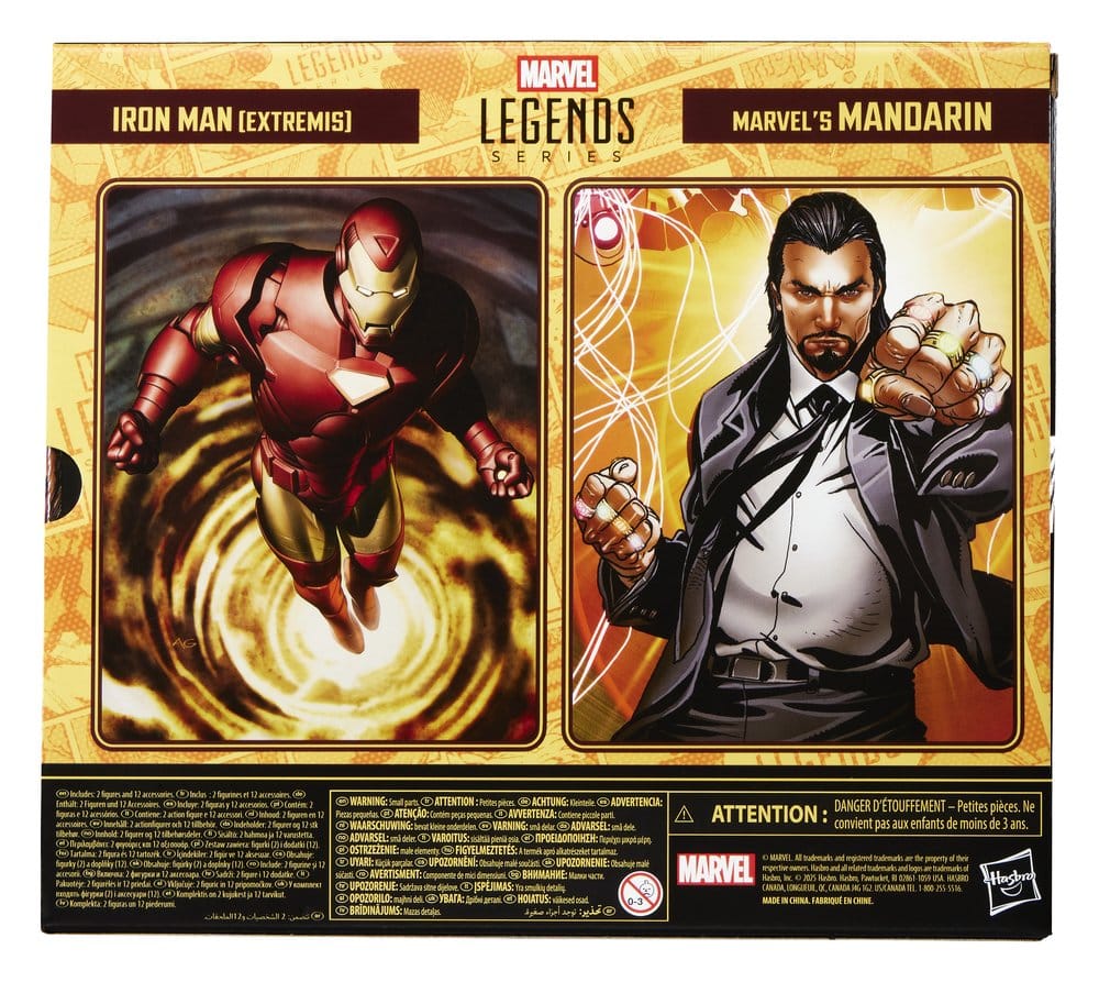 Marvel Legends Action Figure 2-Pack Iron Man (Extremis) & Marvel's Mandarin 15 cm 5010996338921