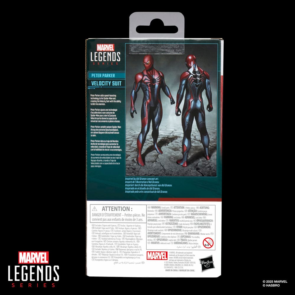 Spider-Man Marvel Legends Gamerverse Action Figure Peter Parker Velocity Suit 15 cm 5010996322852