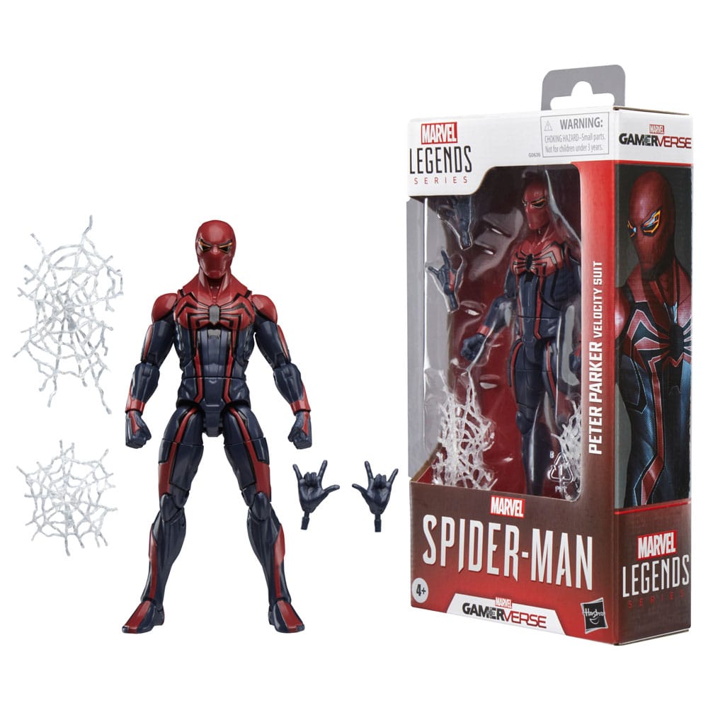 Spider-Man Marvel Legends Gamerverse Action Figure Peter Parker Velocity Suit 15 cm 5010996322852