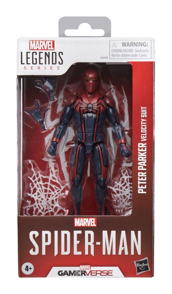 Spider-Man Marvel Legends Gamerverse Action Figure Peter Parker Velocity Suit 15 cm 5010996322852