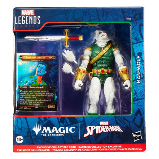 Marvel Legends Magic: The Gathering Action Figure Man-Wolf (plus Exclusive Foil Card) 15 cm 5010996323316