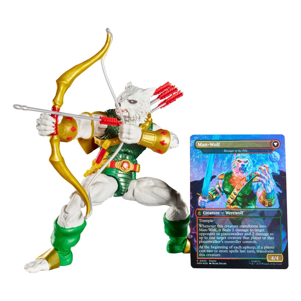 Marvel Legends Magic: The Gathering Action Figure Man-Wolf (plus Exclusive Foil Card) 15 cm 5010996323316