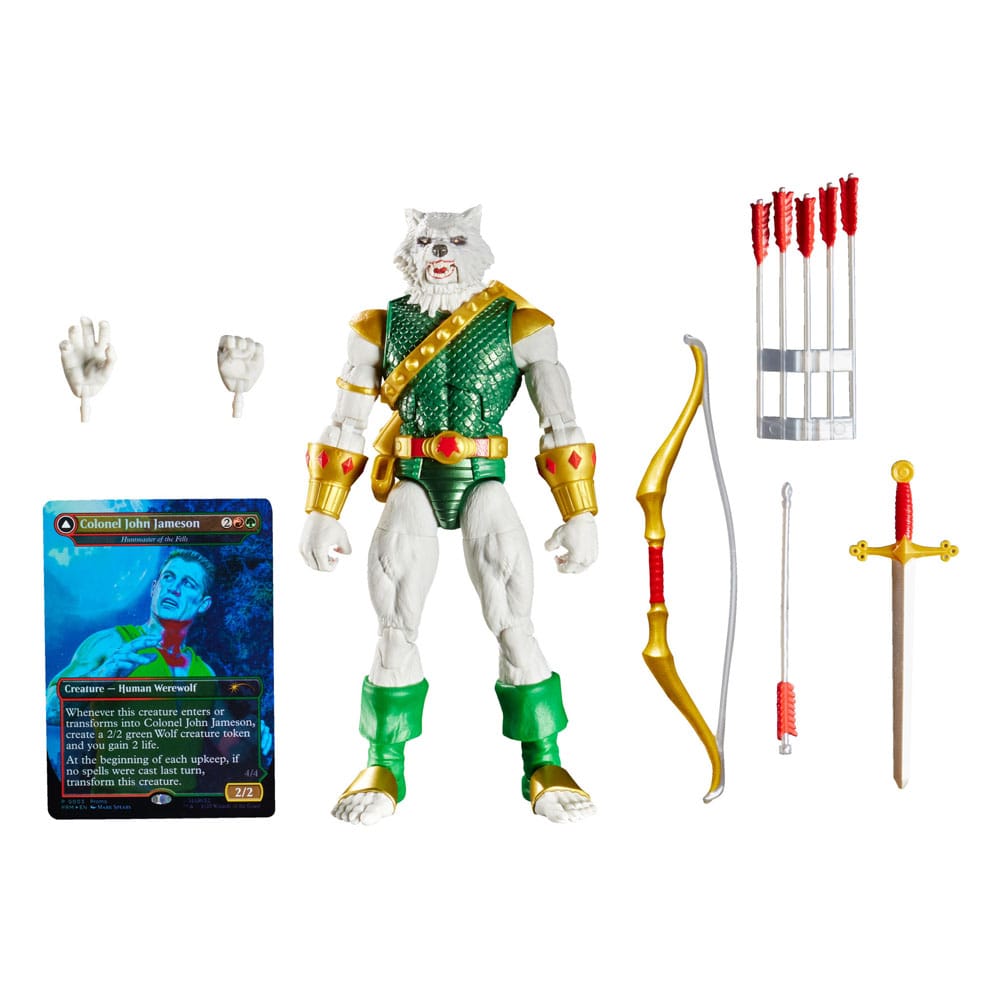 Marvel Legends Magic: The Gathering Action Figure Man-Wolf (plus Exclusive Foil Card) 15 cm 5010996323316