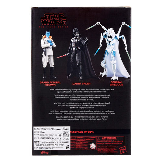 Star Wars Black Series Action Figure 3-Pack Masters of Evil 15 cm 5010996269454