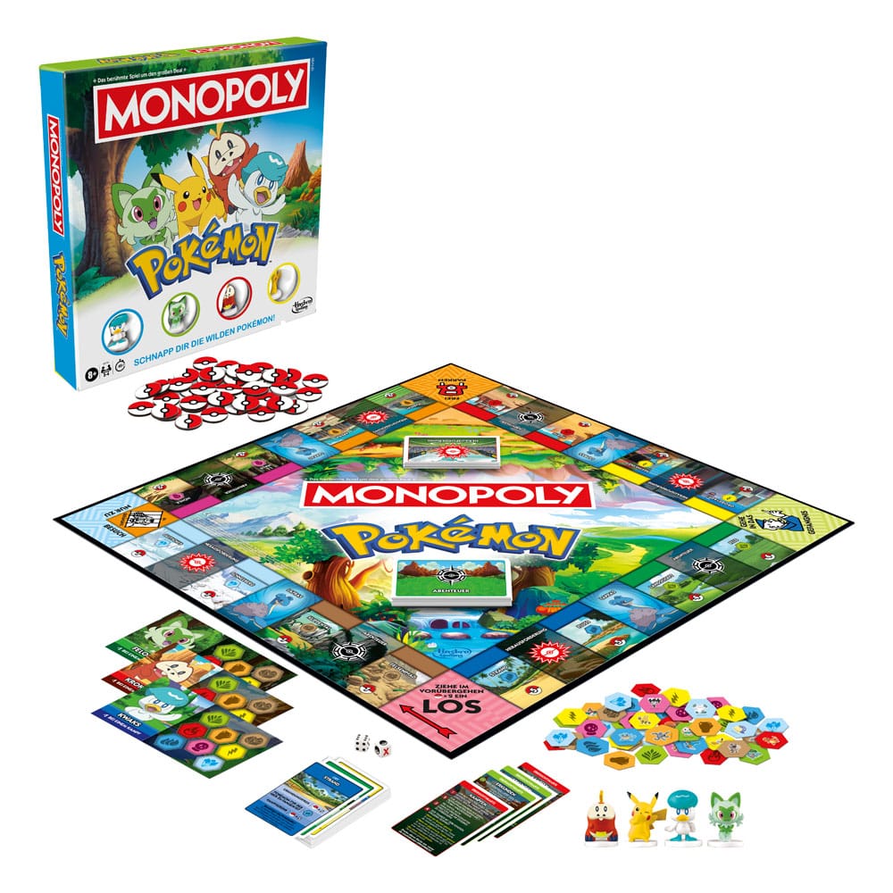 Pokémon Brettspiel Monopoly *Deutsche Version*Pokémon Board Game Monopoly *German Version*Pokémon jeu de plateau Monopoly *ALLEMAND*Pokémon Juego de Mesa Monopoly *Edición Aléman* 5010996298508