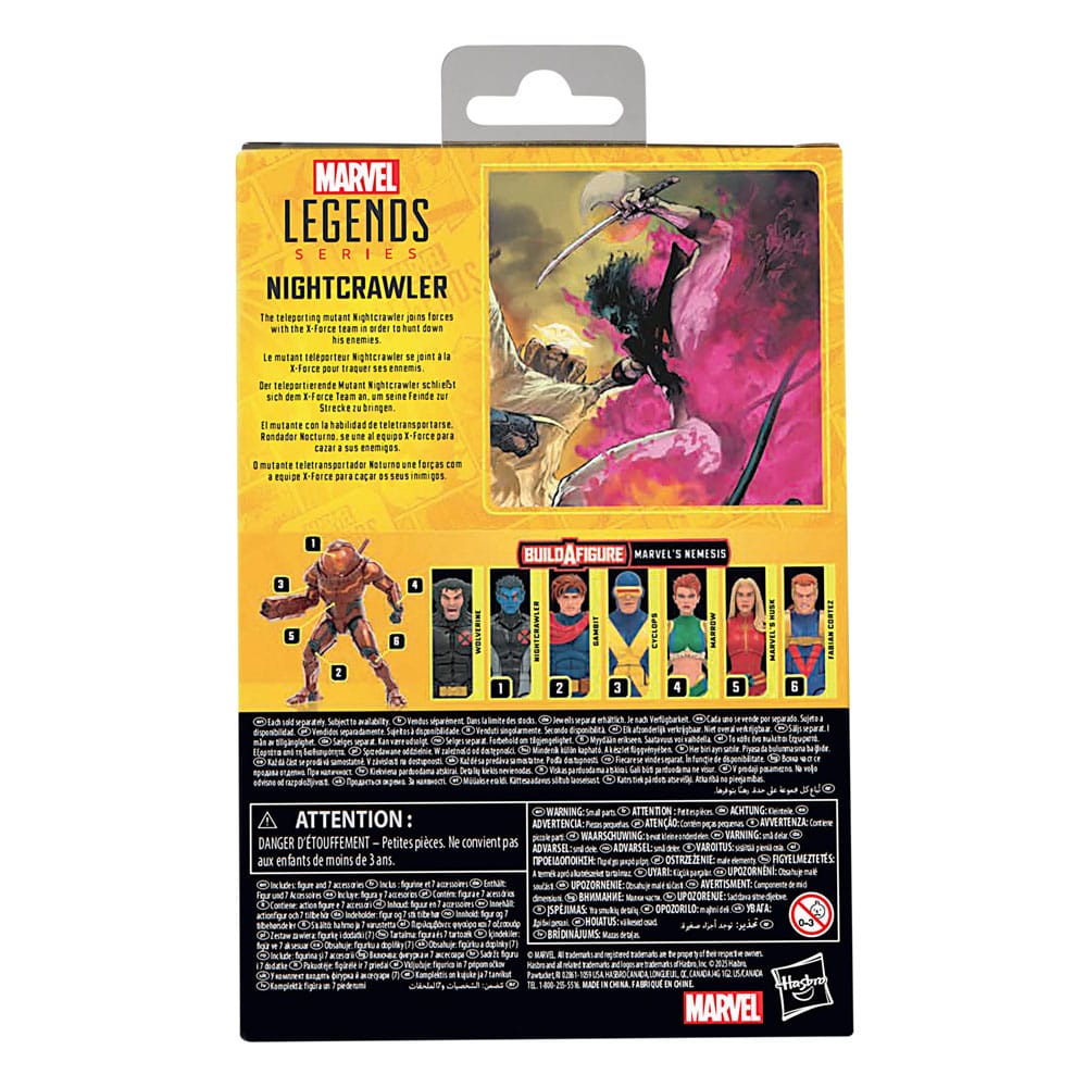 X-Men Marvel Legends Action Figure Nightcrawler (BAF: Marvel's Nemesis) 15 cm 5010996282897
