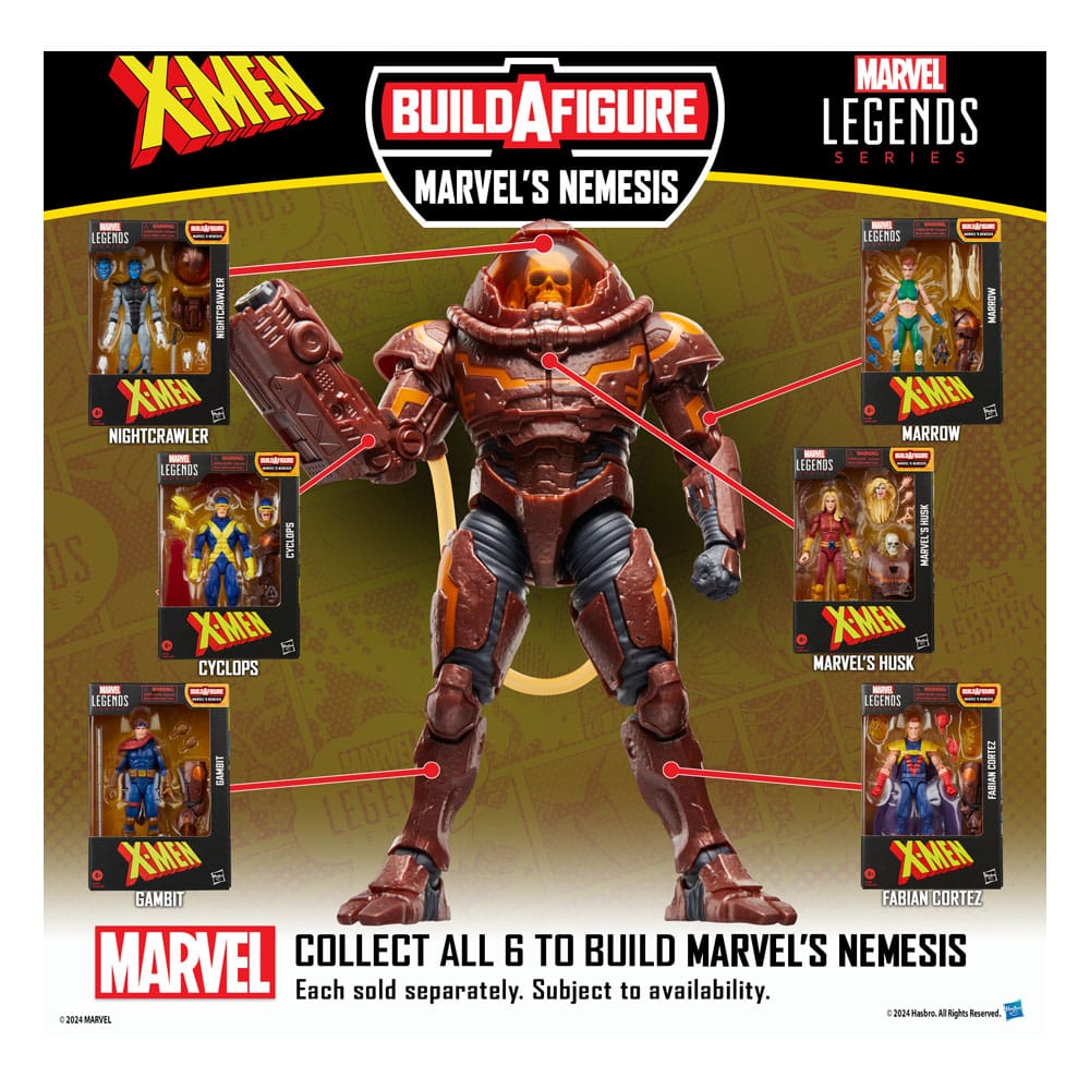 X-Men Marvel Legends Action Figure Nightcrawler (BAF: Marvel's Nemesis) 15 cm 5010996282897
