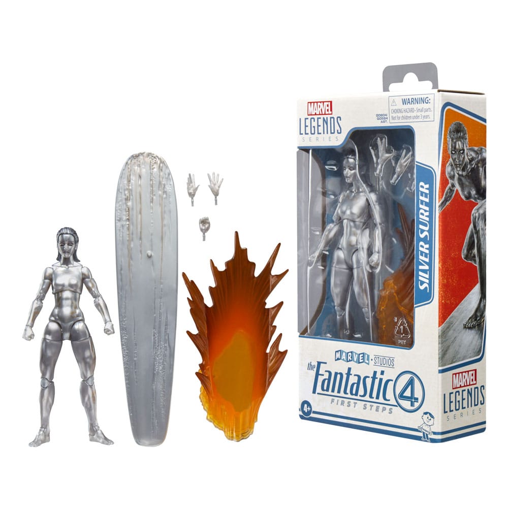 The Fantastic Four: First Steps Marvel Legends Action Figure Silver Surfer 15 cm 5010996283023